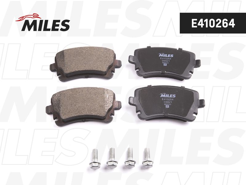 Комплект тормозных колодок, дисковый тормоз MILES E410264