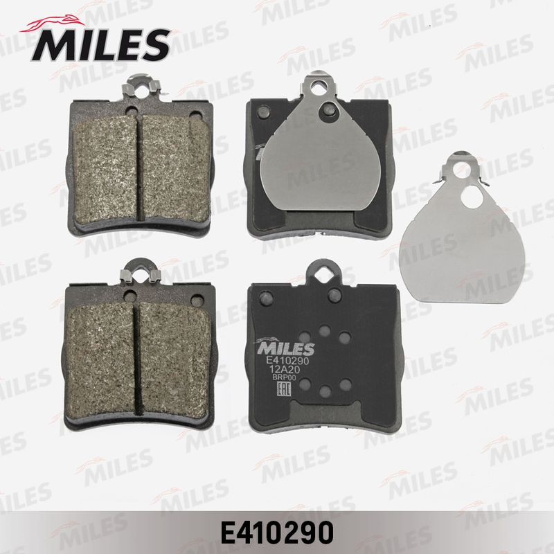 Комплект тормозных колодок, дисковый тормоз MILES E410290