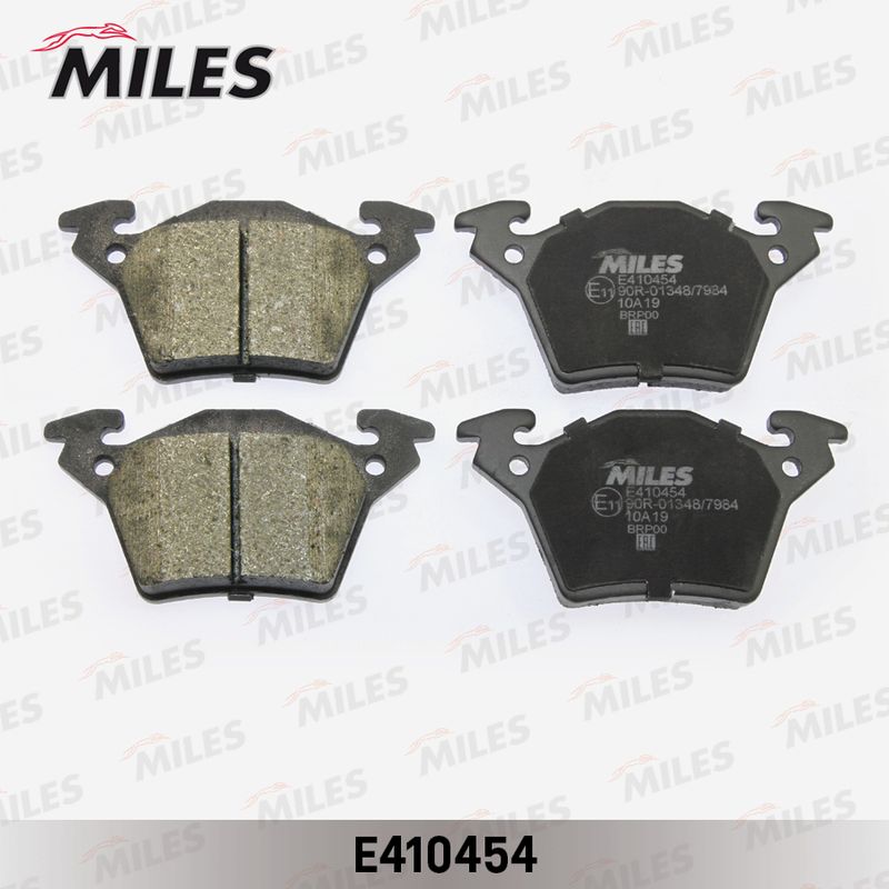 Комплект тормозных колодок, дисковый тормоз MILES E410454