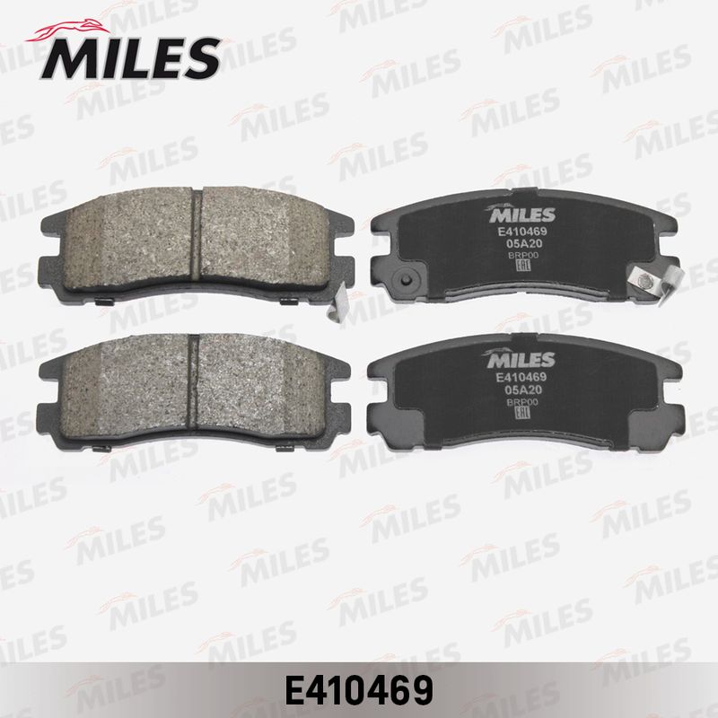 Комплект тормозных колодок, дисковый тормоз MILES E410469