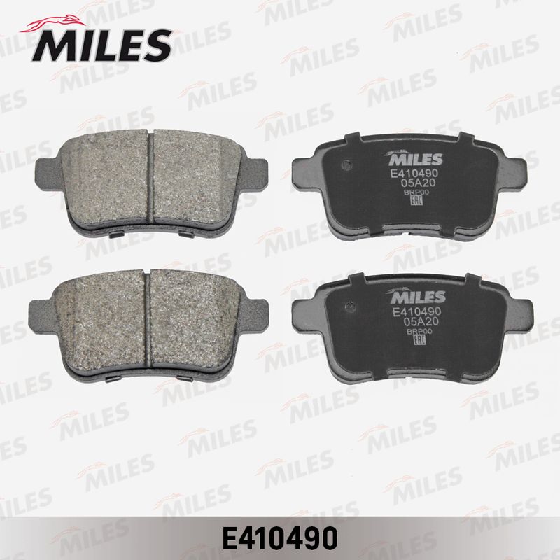 Комплект тормозных колодок, дисковый тормоз MILES E410490