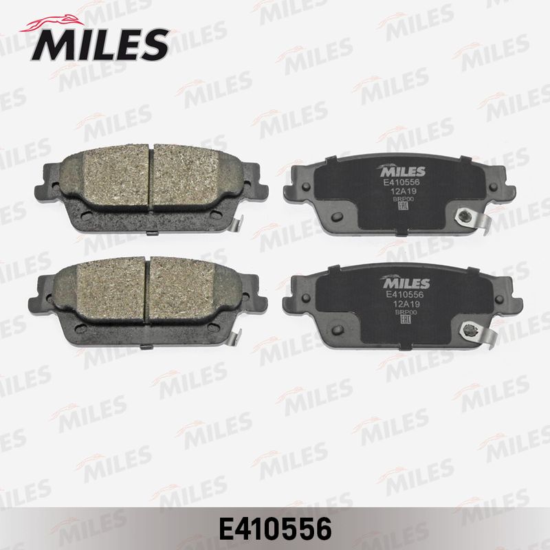 Комплект тормозных колодок, дисковый тормоз MILES E410556