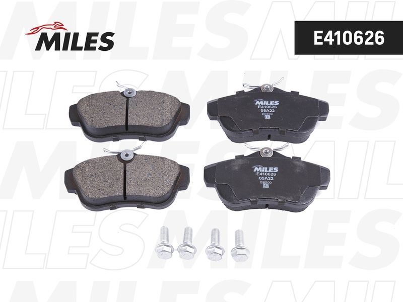 Комплект тормозных колодок, дисковый тормоз MILES E410626