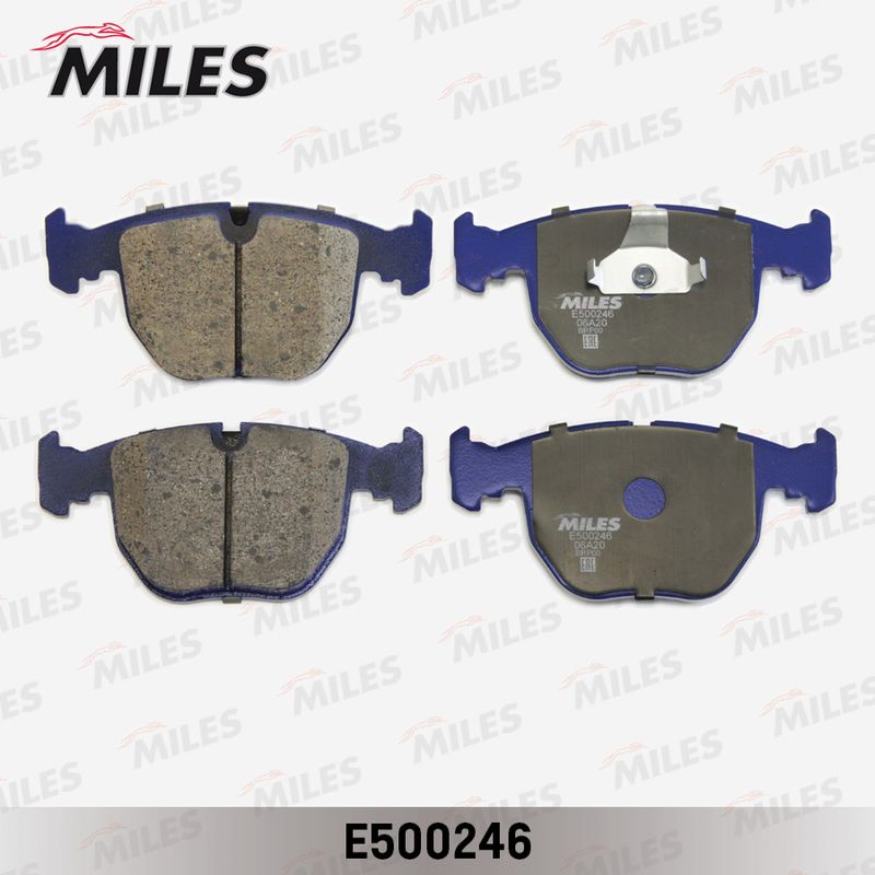 Комплект тормозных колодок, дисковый тормоз MILES E500246