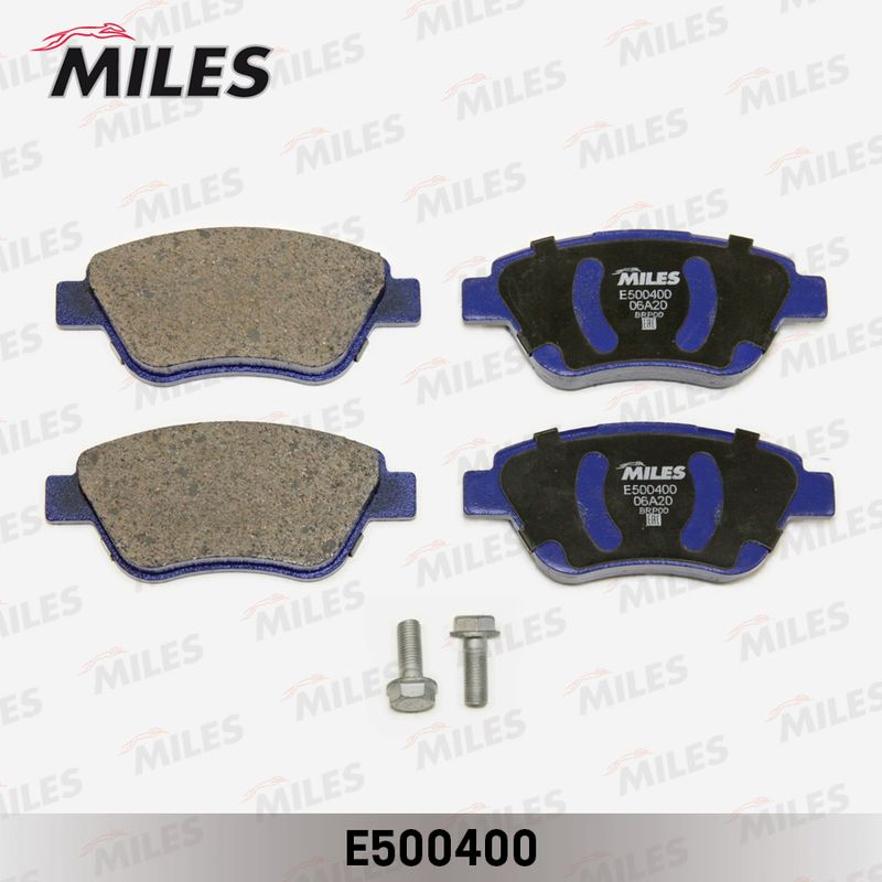 Комплект тормозных колодок, дисковый тормоз MILES E500400