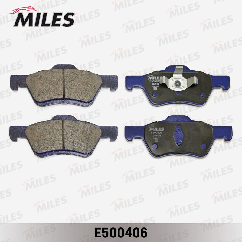 Комплект тормозных колодок, дисковый тормоз MILES E500406