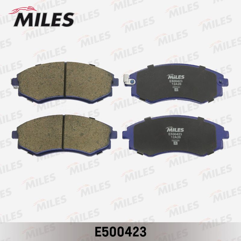 Комплект тормозных колодок, дисковый тормоз MILES E500423