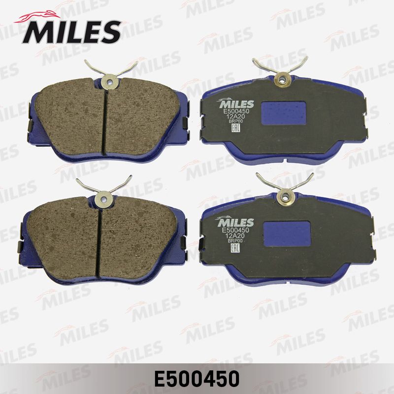 Комплект тормозных колодок, дисковый тормоз MILES E500450