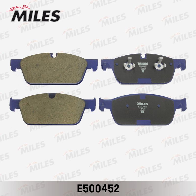 Комплект тормозных колодок, дисковый тормоз MILES E500452