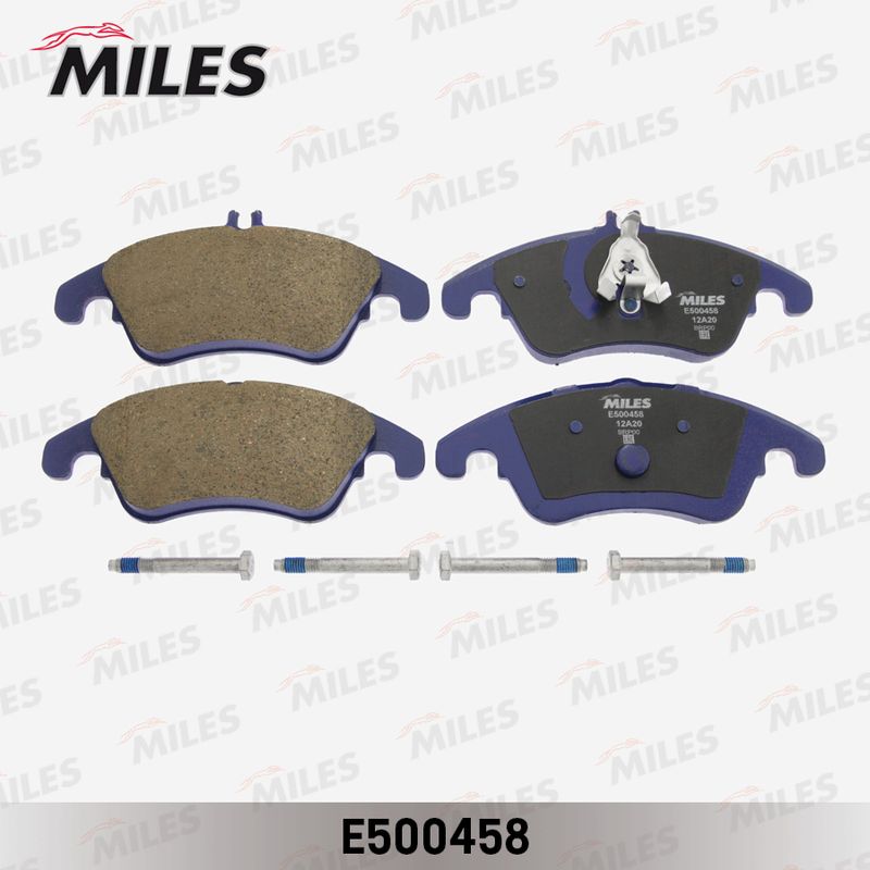 Комплект тормозных колодок, дисковый тормоз MILES E500458