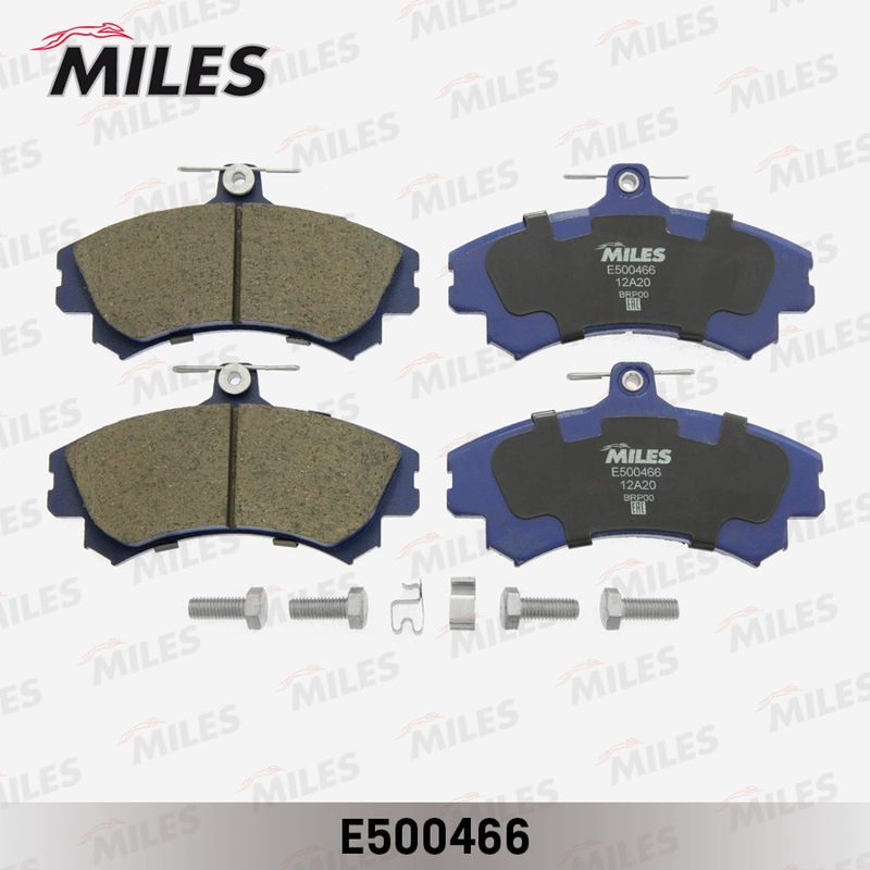 Комплект тормозных колодок, дисковый тормоз MILES E500466