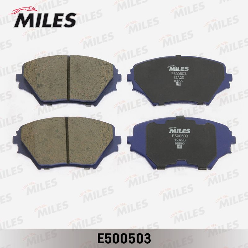 Комплект тормозных колодок, дисковый тормоз MILES E500503