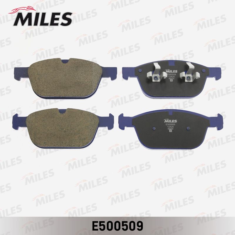 Комплект тормозных колодок, дисковый тормоз MILES E500509
