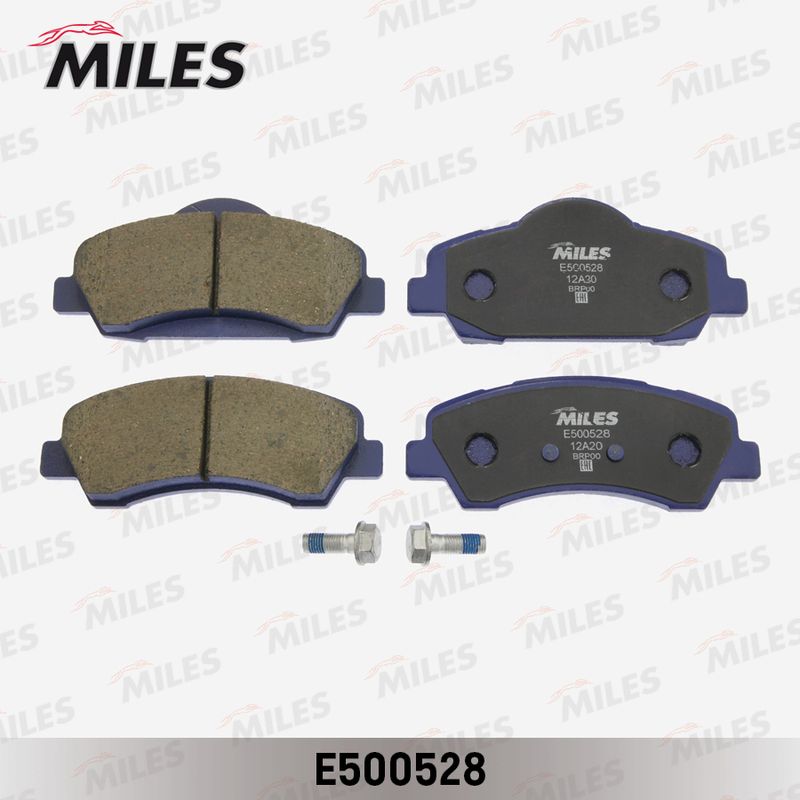 Комплект тормозных колодок, дисковый тормоз MILES E500528