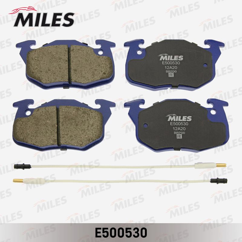 Комплект тормозных колодок, дисковый тормоз MILES E500530