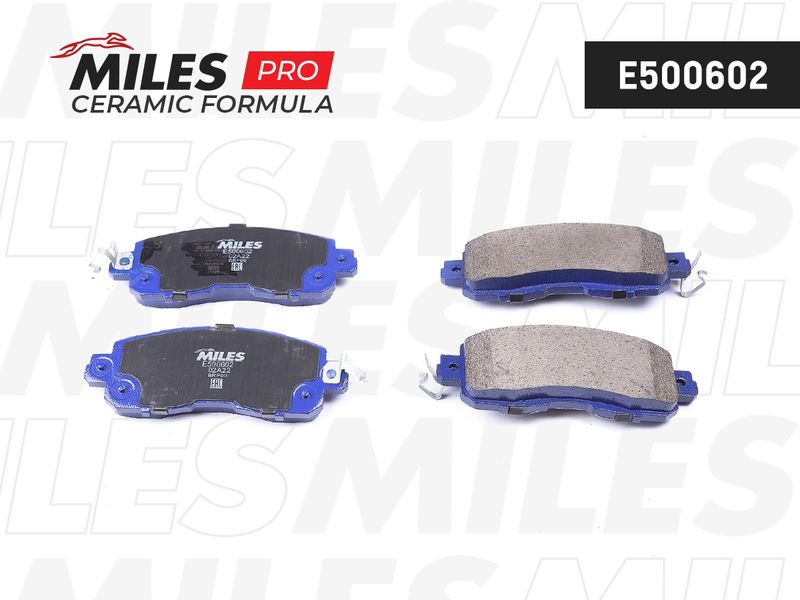Комплект тормозных колодок, дисковый тормоз MILES E500602