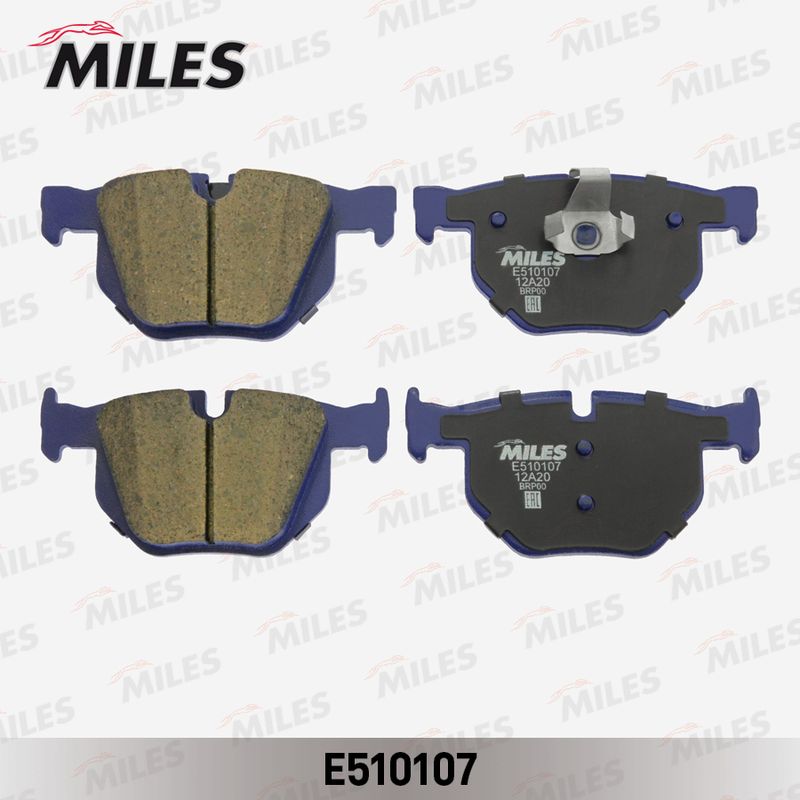 Комплект тормозных колодок, дисковый тормоз MILES E510107