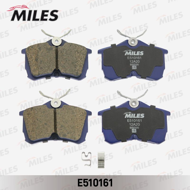 Комплект тормозных колодок, дисковый тормоз MILES E510161