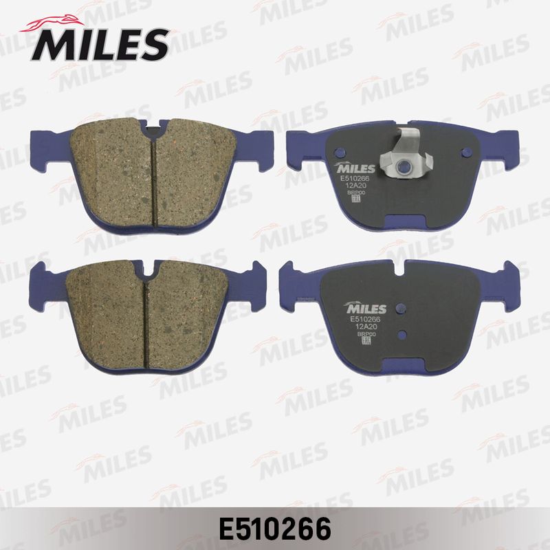 Комплект тормозных колодок, дисковый тормоз MILES E510266