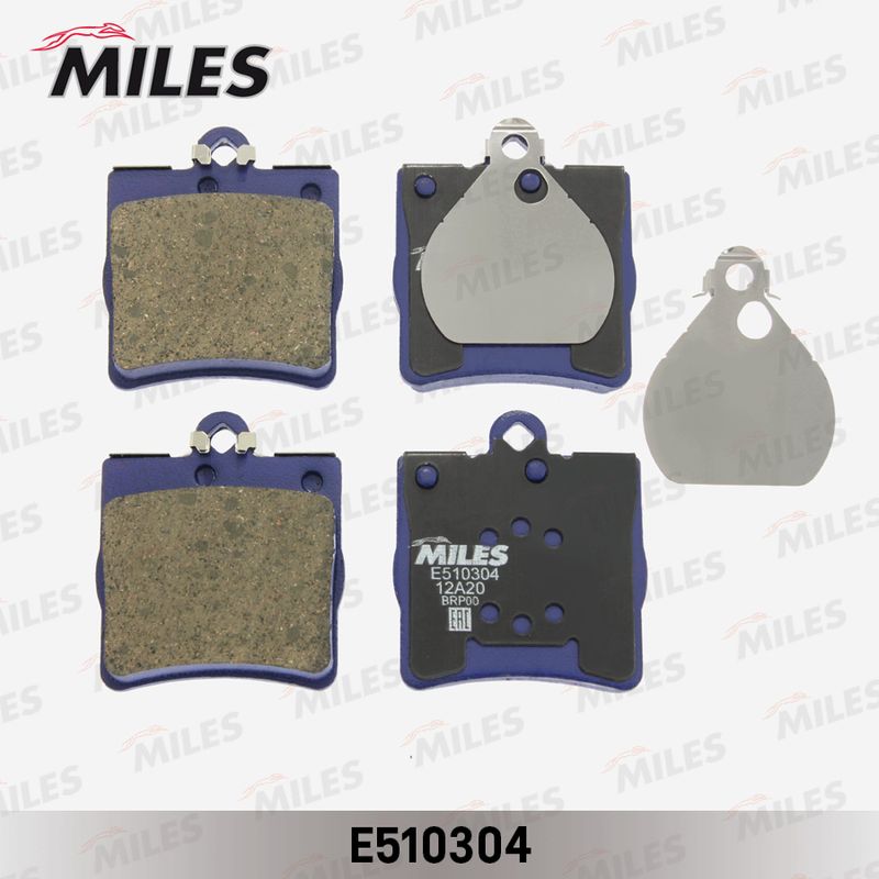 Комплект тормозных колодок, дисковый тормоз MILES E510304