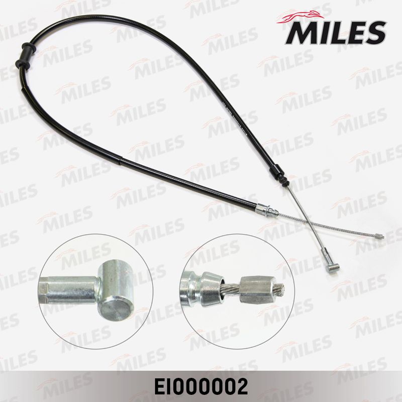 Тросик, cтояночный тормоз MILES EI000002