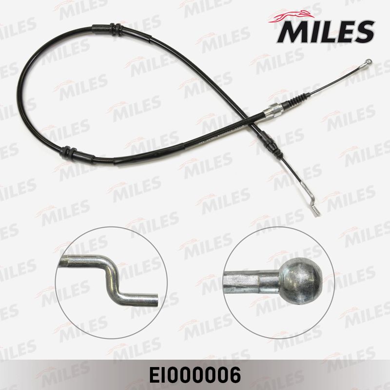 Тросик, cтояночный тормоз MILES EI000006
