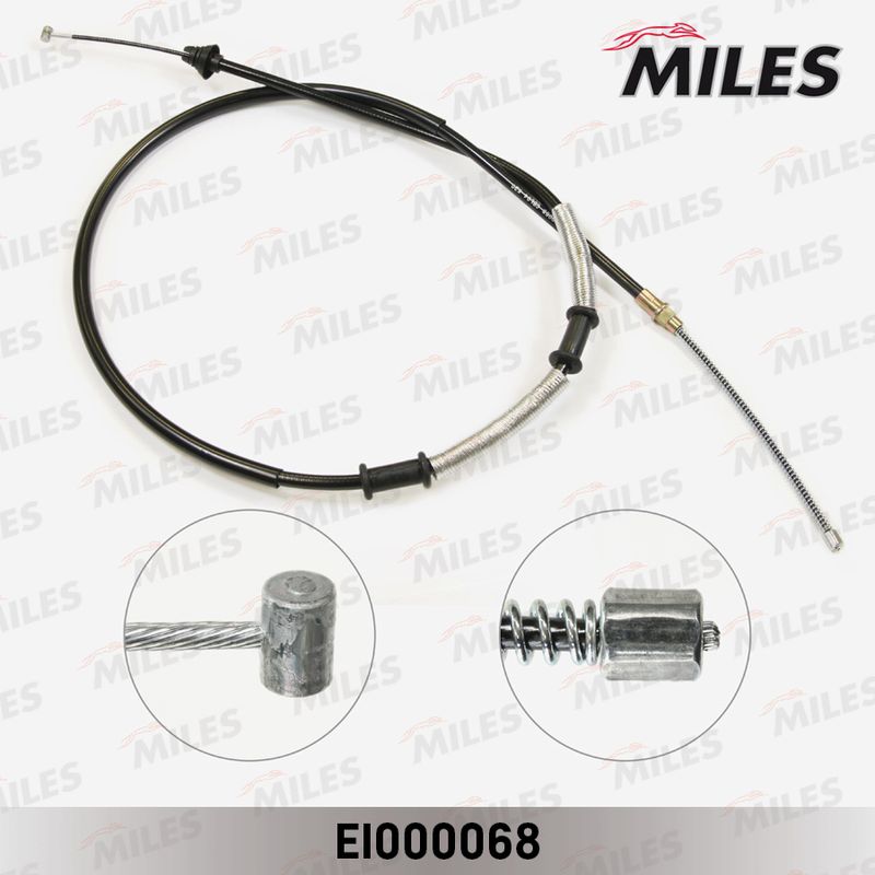 Тросик, cтояночный тормоз MILES EI000068