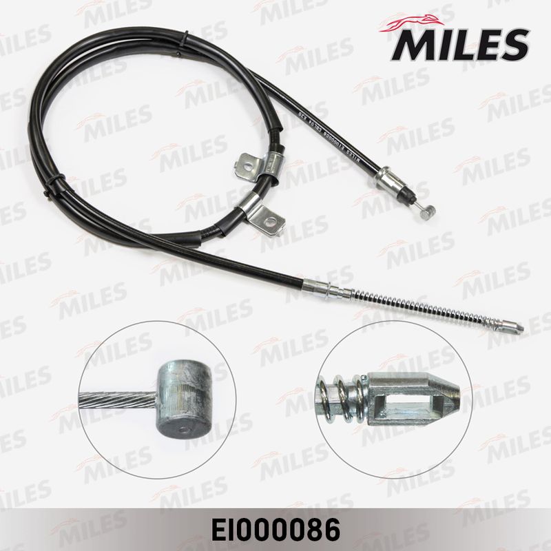 Тросик, cтояночный тормоз MILES EI000086