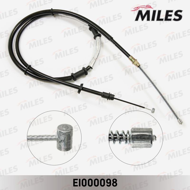 Тросик, cтояночный тормоз MILES EI000098