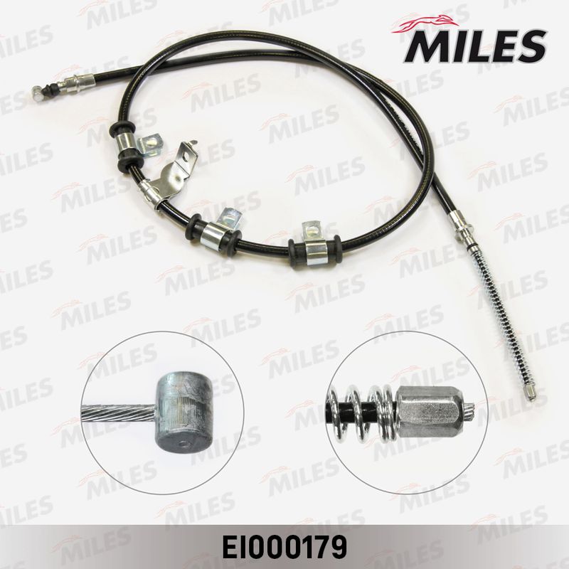 Тросик, cтояночный тормоз MILES EI000179