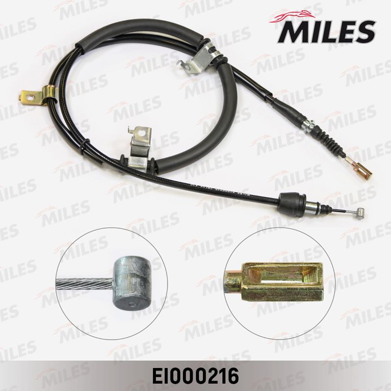 Тросик, cтояночный тормоз MILES EI000216