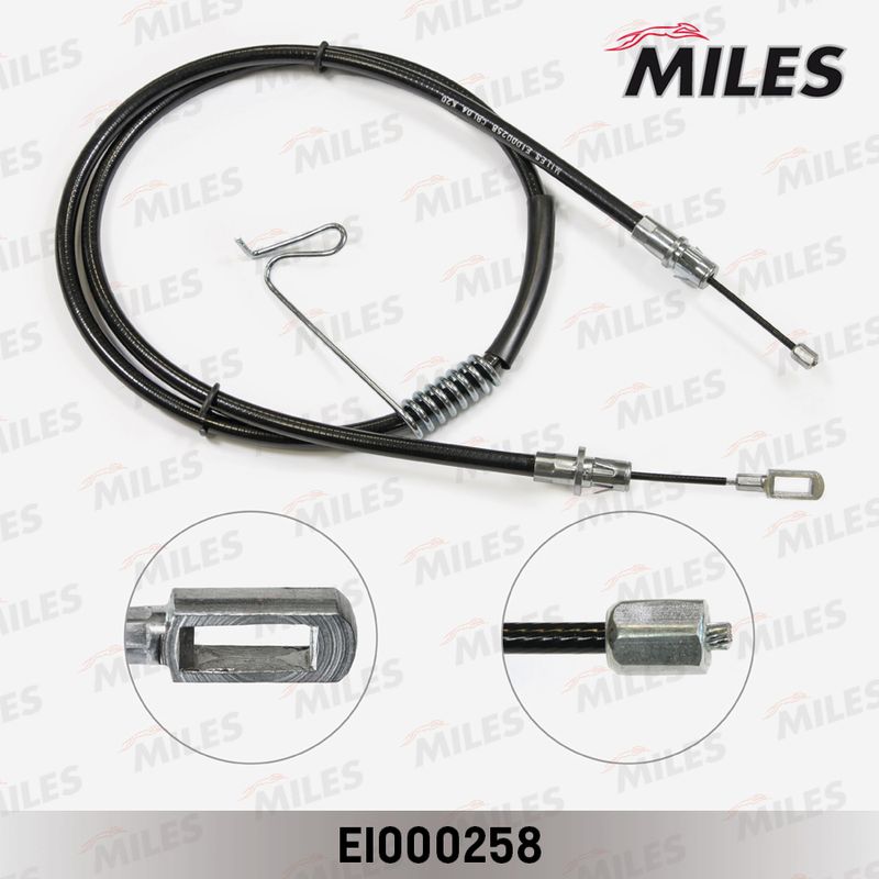Тросик, cтояночный тормоз MILES EI000258