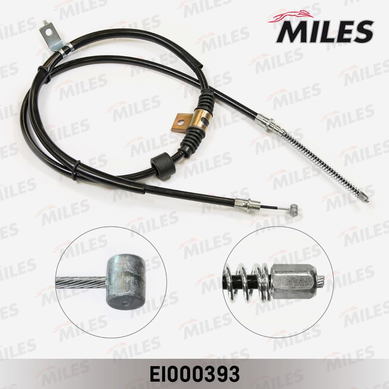 Тросик, cтояночный тормоз MILES EI000393