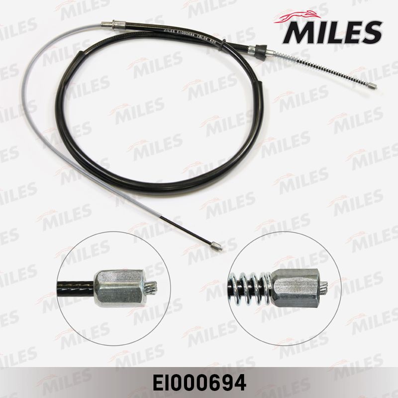 Тросик, cтояночный тормоз MILES EI000694