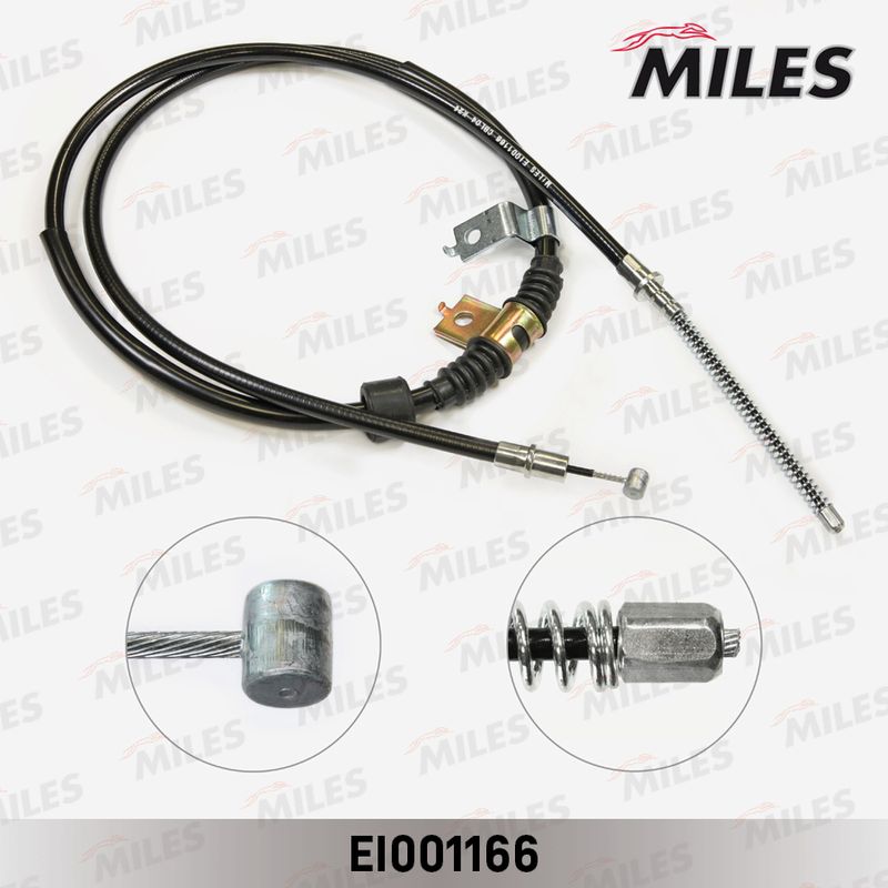 Тросик, cтояночный тормоз MILES EI001166