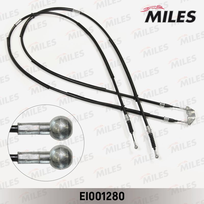 Тросик, cтояночный тормоз MILES EI001280