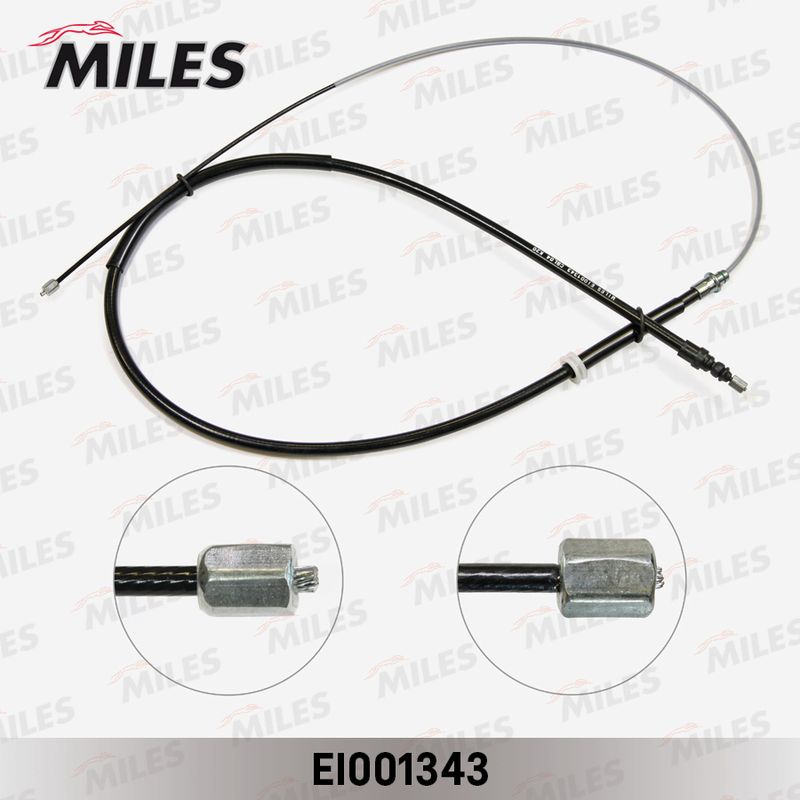 Тросик, cтояночный тормоз MILES EI001343