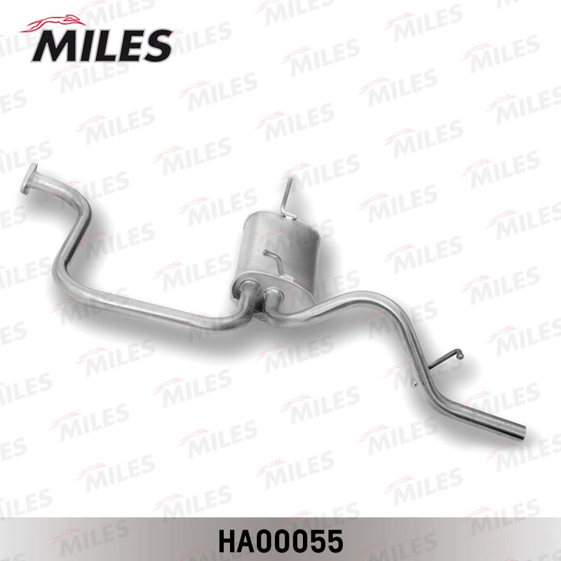 Глушитель выхлопных газов конечный MILES HA00055