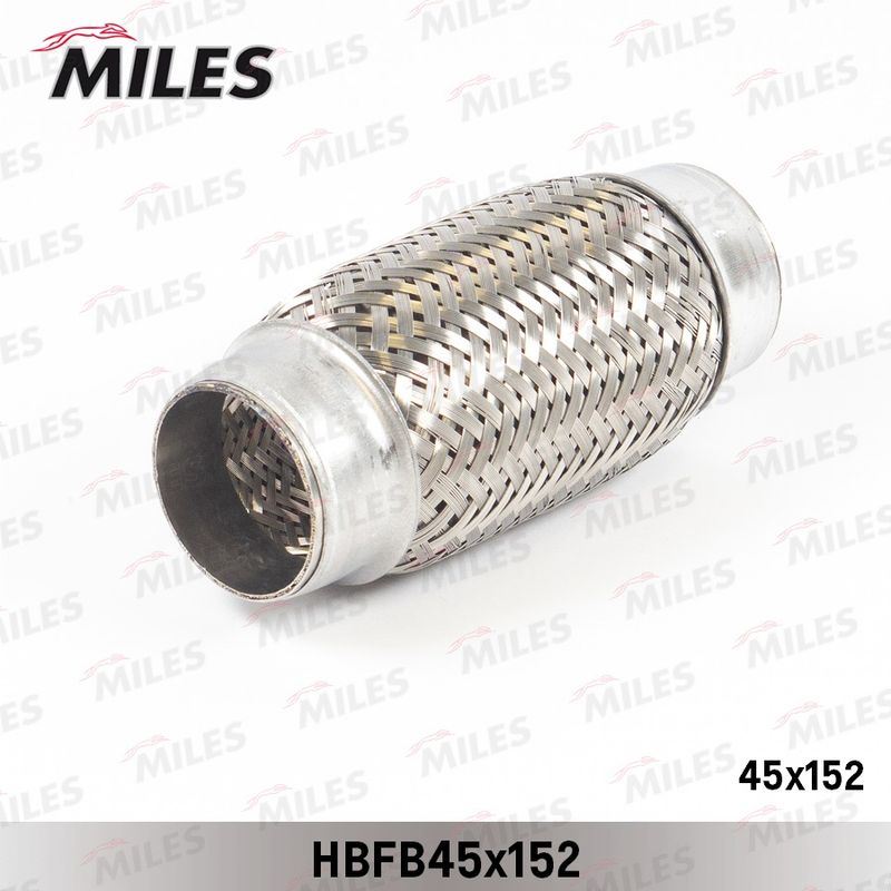Гофрированная труба, выхлопная система MILES HBFB45X152