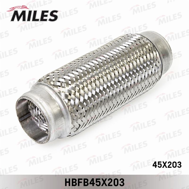 Гофрированная труба, выхлопная система MILES HBFB45X203