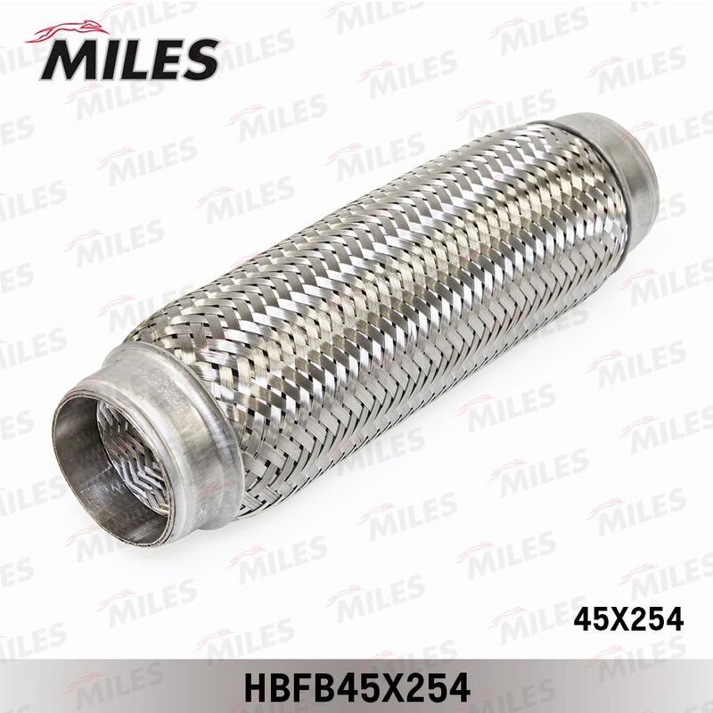 Гофрированная труба, выхлопная система MILES HBFB45X254