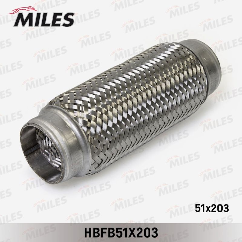Гофрированная труба, выхлопная система MILES HBFB51X203