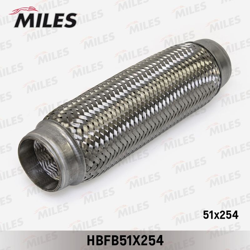 Гофрированная труба, выхлопная система MILES HBFB51X254