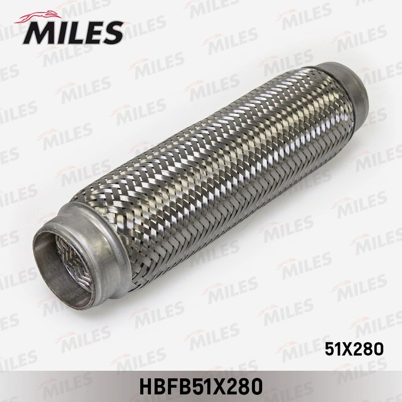 Гофрированная труба, выхлопная система MILES HBFB51X280