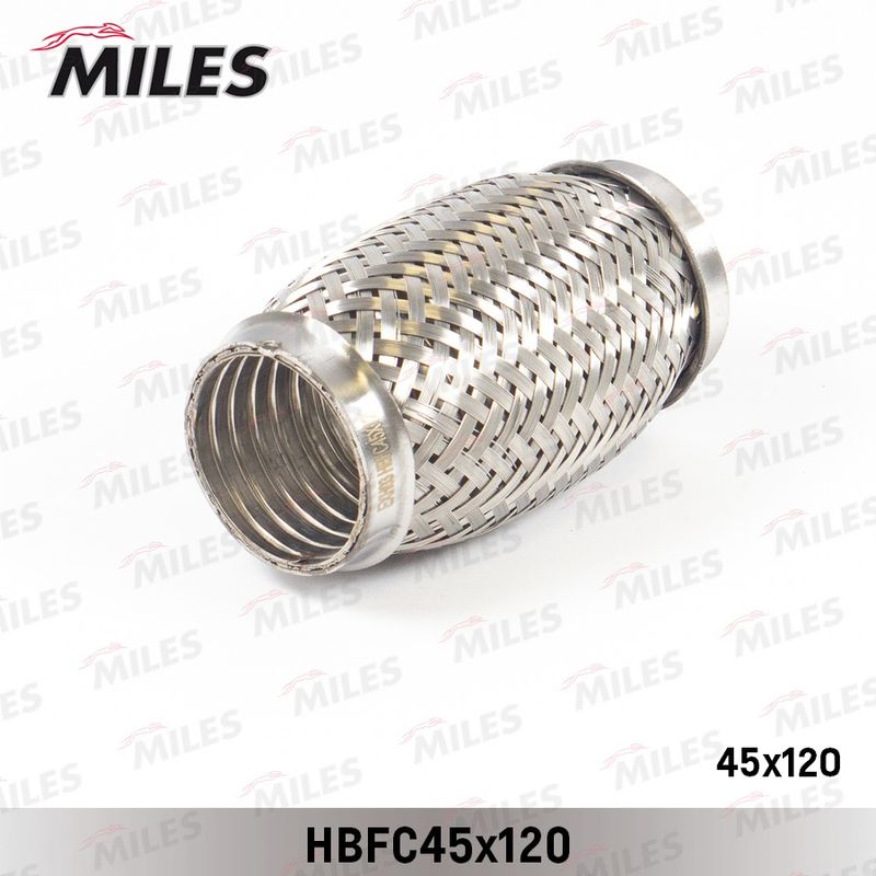 Гофрированная труба, выхлопная система MILES HBFC45X120