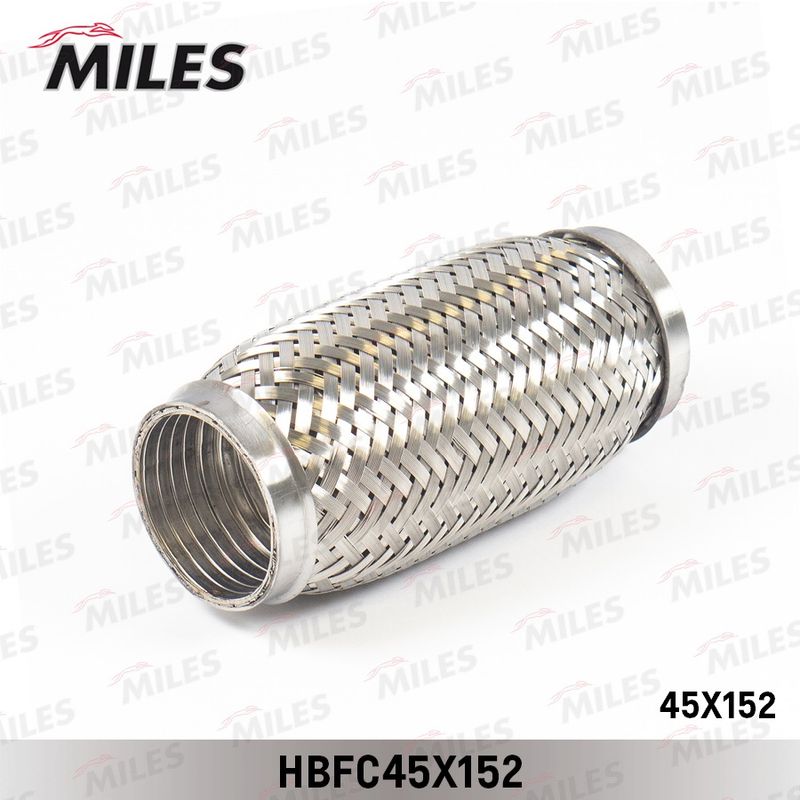 Гофрированная труба, выхлопная система MILES HBFC45X152