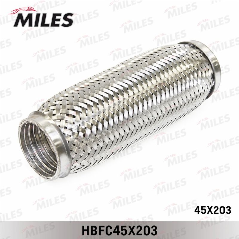 Гофрированная труба, выхлопная система MILES HBFC45X203