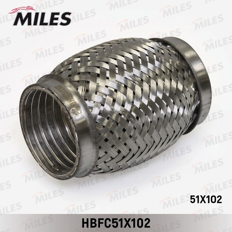 Гофрированная труба, выхлопная система MILES HBFC51X102