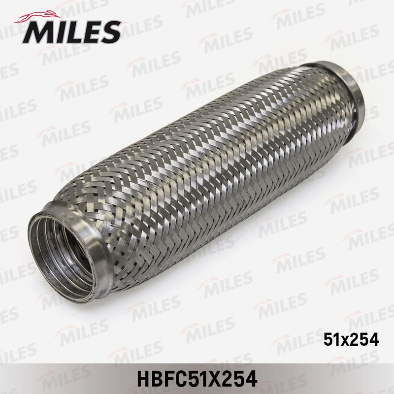Гофрированная труба, выхлопная система MILES HBFC51X254
