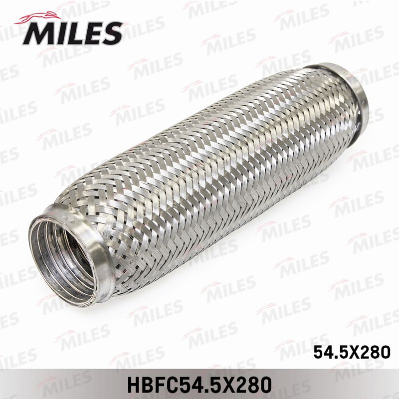 Гофрированная труба, выхлопная система MILES HBFC545X280